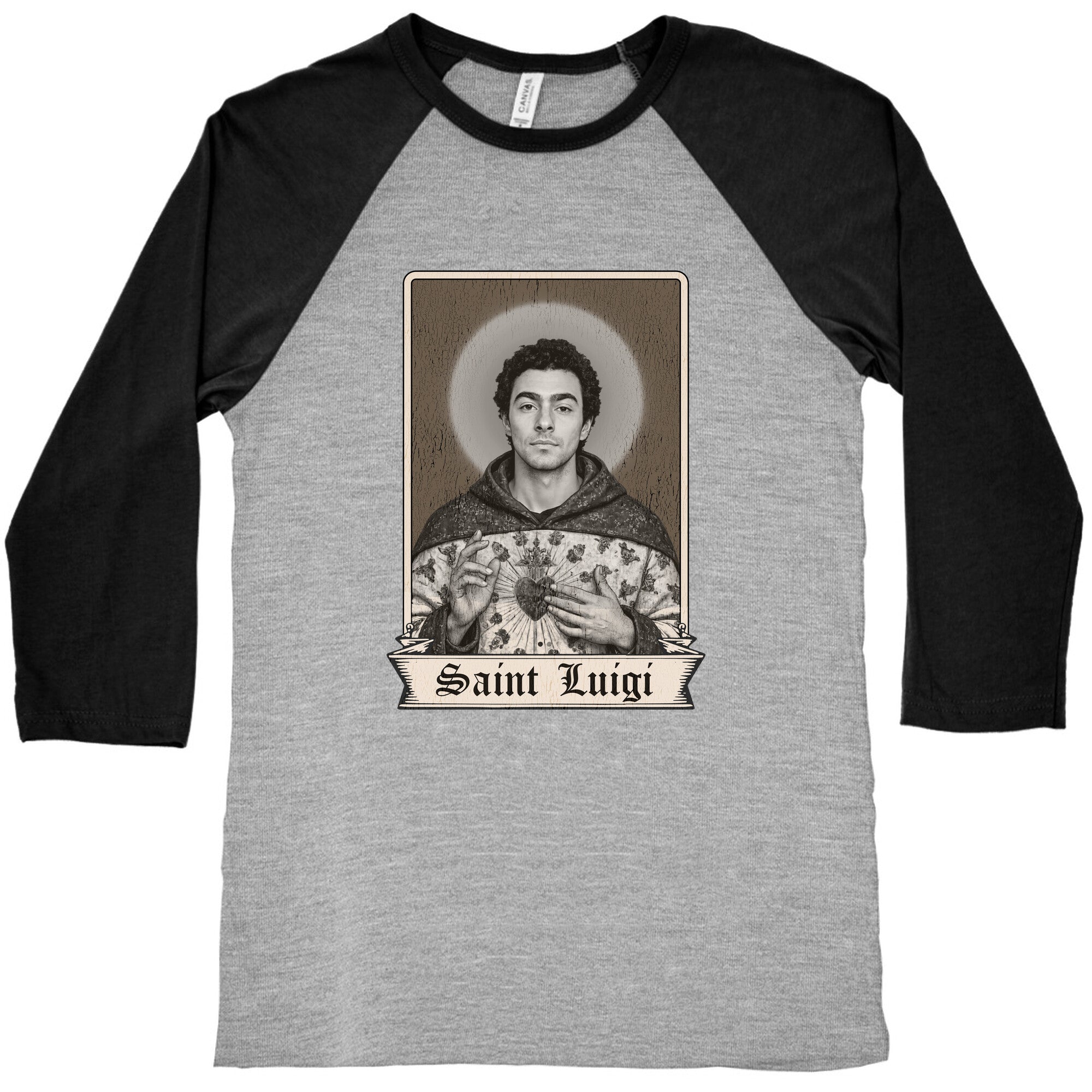 St Luigi Mangione Baseball Tee